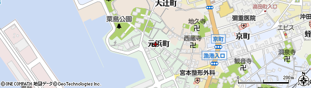 島根県浜田市元浜町154周辺の地図