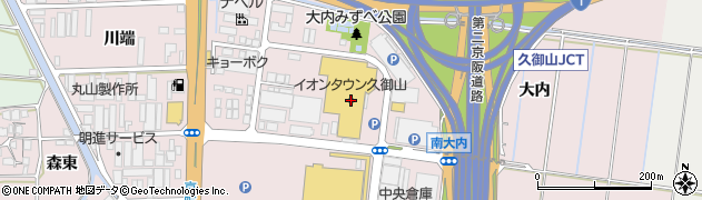スポーツオーソリティイオンタウン久御山店周辺の地図