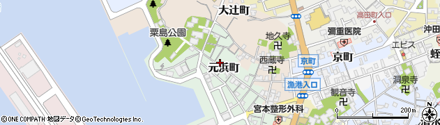 島根県浜田市元浜町167周辺の地図