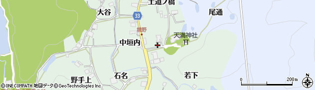 兵庫県宝塚市境野井手周辺の地図