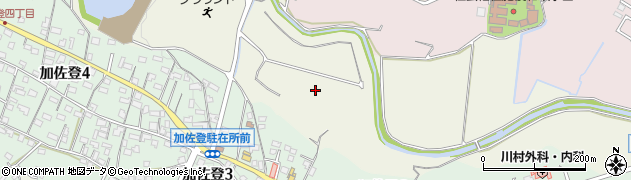 三重県鈴鹿市加佐登町周辺の地図