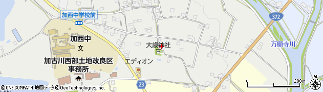 兵庫県加西市上宮木町13周辺の地図