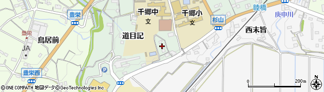 愛知県新城市杉山（道目記）周辺の地図