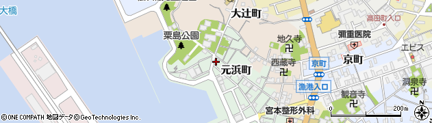 島根県浜田市元浜町162周辺の地図