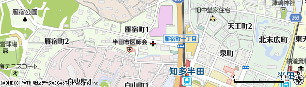 トヨタレンタリース愛知半田店周辺の地図