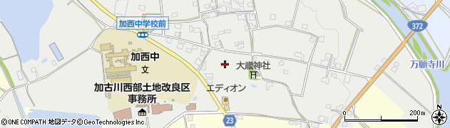 兵庫県加西市上宮木町399周辺の地図