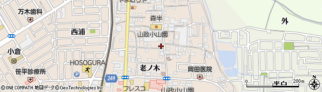 京都府宇治市小倉町久保100周辺の地図
