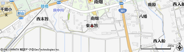 愛知県新城市石田（東末旨）周辺の地図