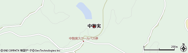 岡山県赤磐市中勢実周辺の地図