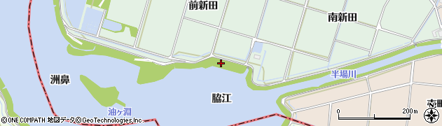 愛知県安城市東端町（脇江）周辺の地図