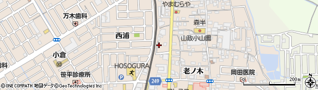 京都府宇治市小倉町久保90周辺の地図