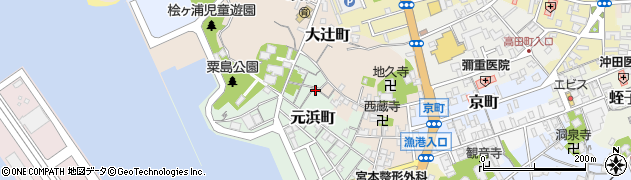 島根県浜田市元浜町210周辺の地図