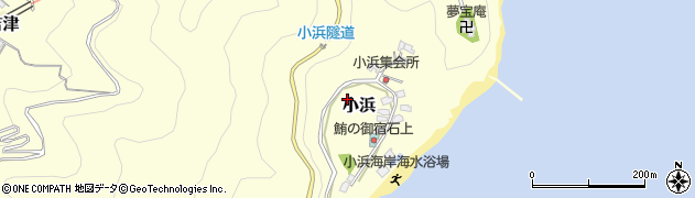静岡県焼津市小浜周辺の地図