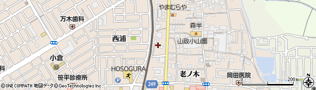 京都府宇治市小倉町久保89周辺の地図