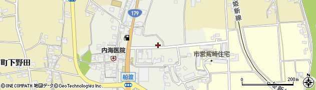 兵庫県たつの市新宮町船渡周辺の地図