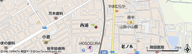京都府宇治市小倉町西浦31周辺の地図