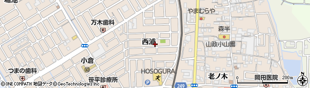 京都府宇治市小倉町周辺の地図