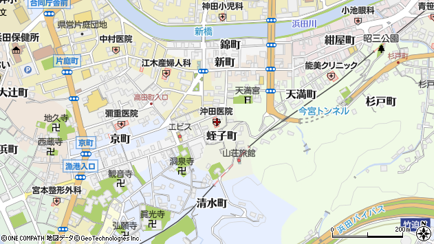〒697-0044 島根県浜田市蛭子町の地図