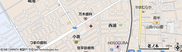 京都府宇治市小倉町西浦99周辺の地図