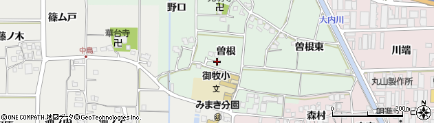 京都府久御山町（久世郡）相島（曽根）周辺の地図