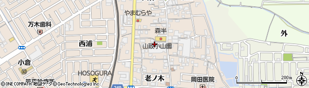 京都府宇治市小倉町久保96周辺の地図