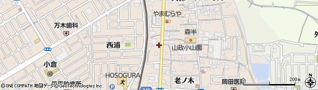 京都府宇治市小倉町久保72周辺の地図