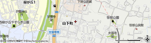 兵庫県川西市山下町9周辺の地図