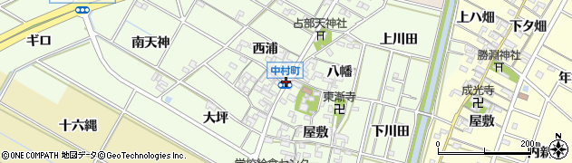 中村町周辺の地図