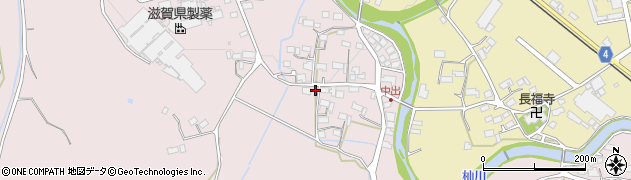 滋賀県甲賀市甲賀町滝582周辺の地図