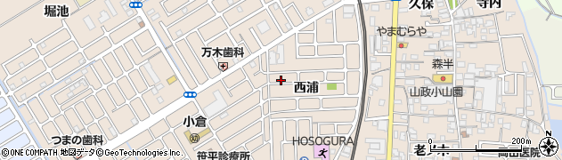 京都府宇治市小倉町西浦19周辺の地図