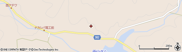 愛知県岡崎市雨山町竹ノ下周辺の地図