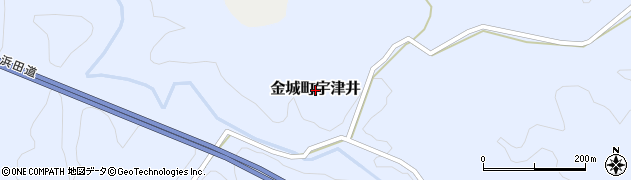 島根県浜田市金城町宇津井周辺の地図
