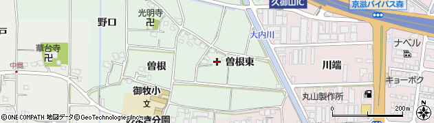 京都府久御山町（久世郡）相島（曽根東）周辺の地図