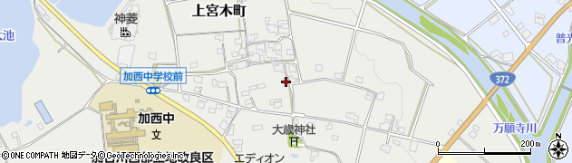 兵庫県加西市上宮木町378周辺の地図