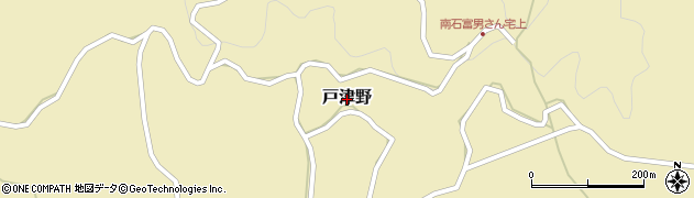 岡山県赤磐市戸津野周辺の地図