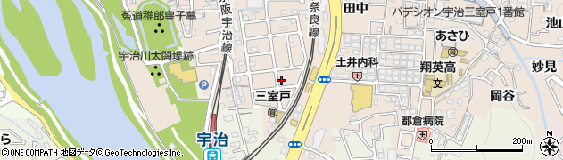 京都府宇治市莵道荒槇28周辺の地図