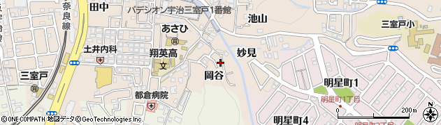 京都府宇治市莵道妙見3周辺の地図