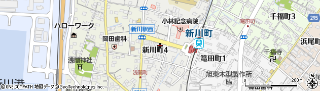 碧南新川郵便局 ＡＴＭ周辺の地図