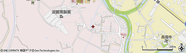 滋賀県甲賀市甲賀町滝801周辺の地図