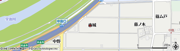 京都府久世郡久御山町中島南城周辺の地図