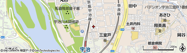 京都府宇治市莵道荒槇33周辺の地図