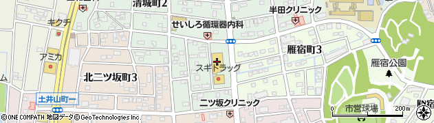 ピアゴ　ラ　フーズコア半田清城店周辺の地図