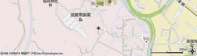 滋賀県甲賀市甲賀町滝701周辺の地図