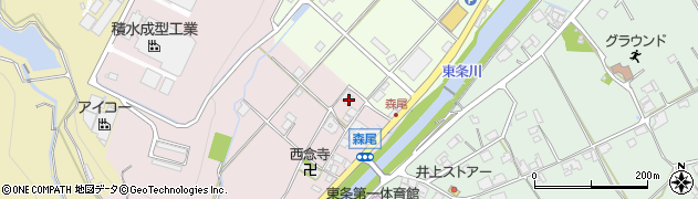兵庫県加東市森尾6周辺の地図