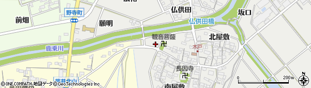 愛知県安城市木戸町西屋敷31周辺の地図
