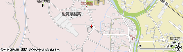 滋賀県甲賀市甲賀町滝705周辺の地図