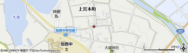 兵庫県加西市上宮木町427周辺の地図