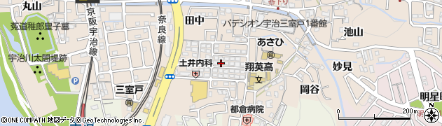 京都府宇治市莵道荒槇1周辺の地図