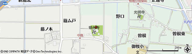 京都府久御山町（久世郡）中島（法楽寺）周辺の地図