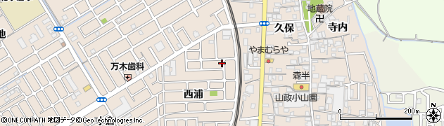 京都府宇治市小倉町西浦8周辺の地図